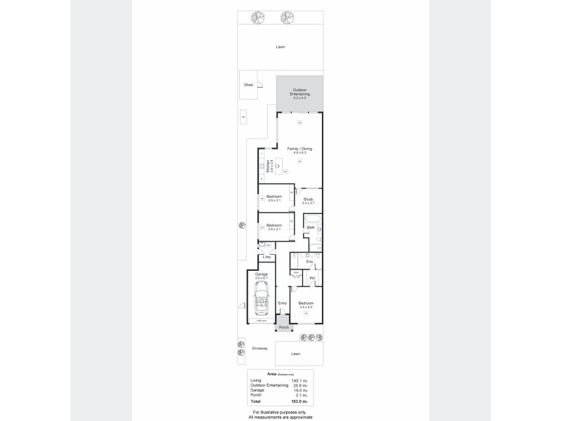 13 Levistone Street, Seaton SA 5023 Floorplan