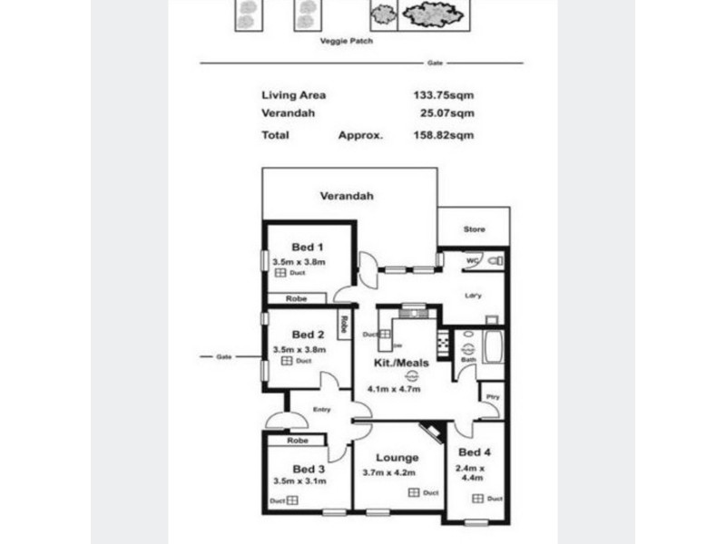 152 Humphries Terrace, Woodville Gardens SA 5012 Floorplan