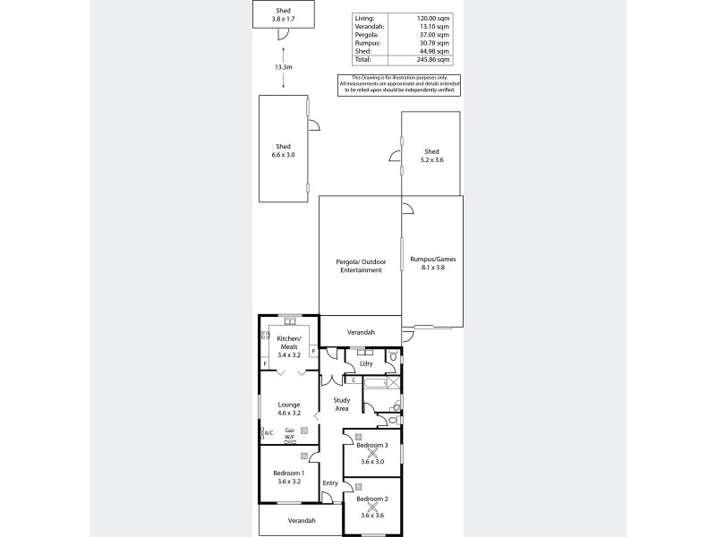 43 Bickford Street, Richmond SA 5033 Floorplan