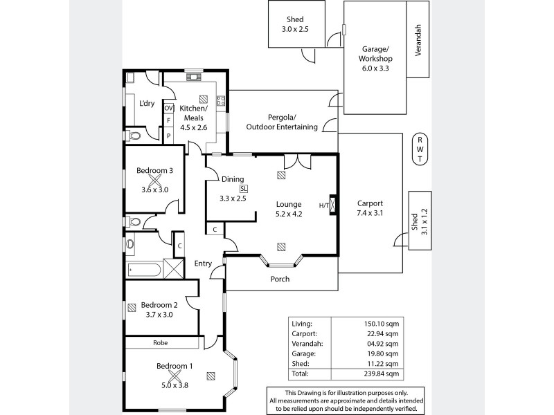 5 Kent Terrace, Lockleys SA 5032 Floorplan