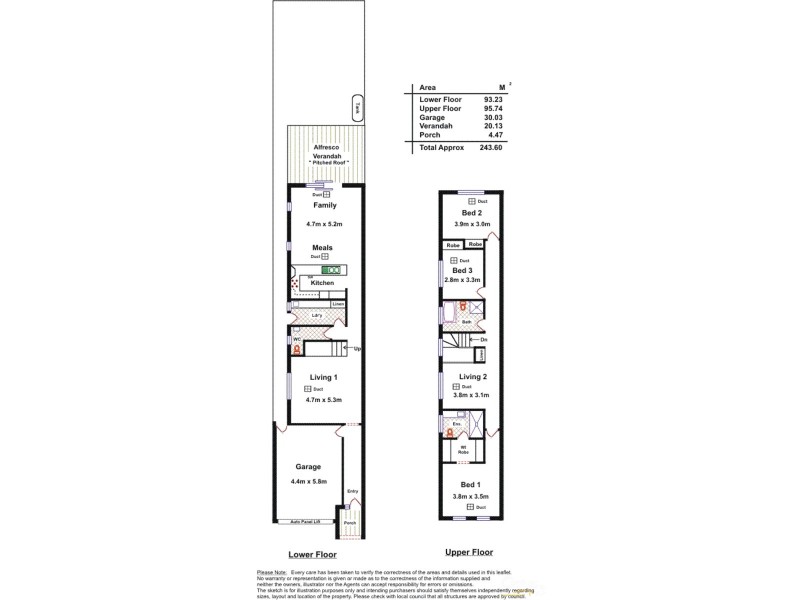 82 Tiparra Avenue, Park Holme SA 5043 Floorplan
