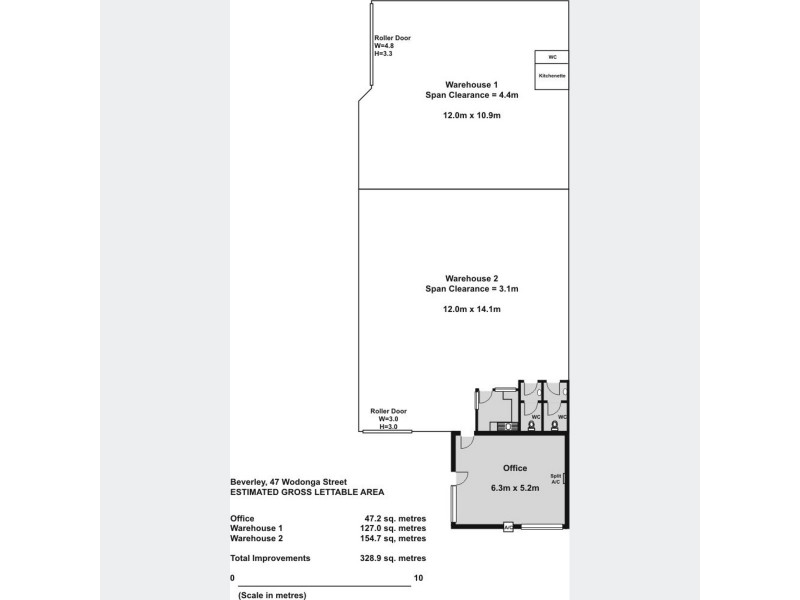 47 Wodonga Street, Beverley SA 5009 Floorplan