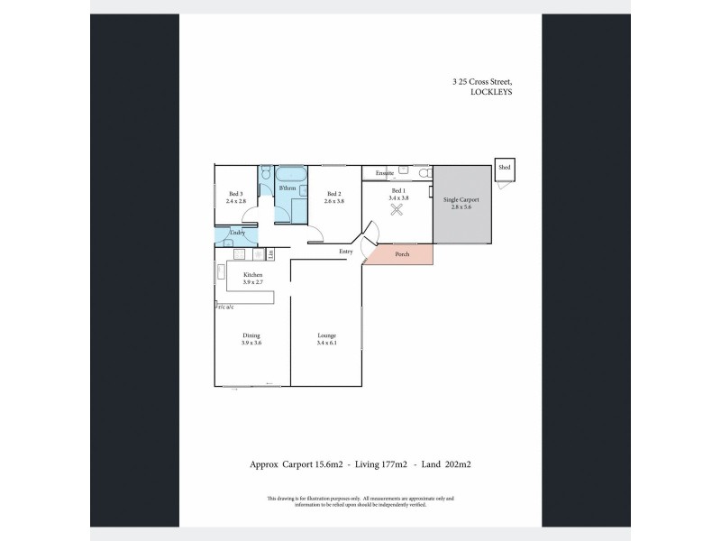 3/25 Cross Street, Lockleys SA 5032 Floorplan