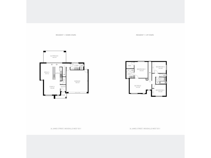 1 & 2/34A James Street, Woodville West SA 5011 Floorplan