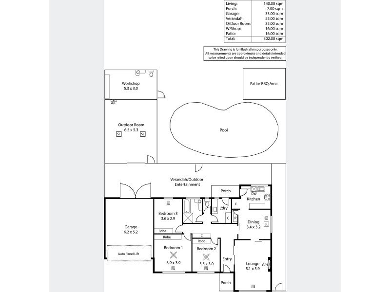 31 Kooralla Grove, Kidman Park SA 5025 Floorplan
