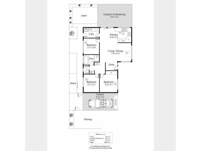2/3 Fenner Avenue, Cowandilla SA 5033 Floorplan