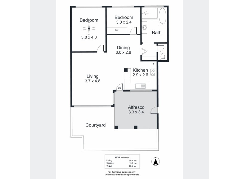 17/197-201 Anzac Highway, Plympton SA 5038 Floorplan