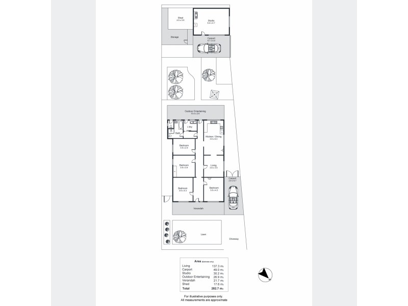 56 Cedar Avenue, West Croydon SA 5008 Floorplan