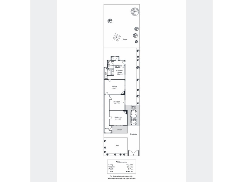 40 Ebor Avenue, Mile End SA 5031 Floorplan