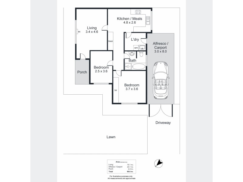 1/2 Fischer Street, Welland SA 5007 Floorplan
