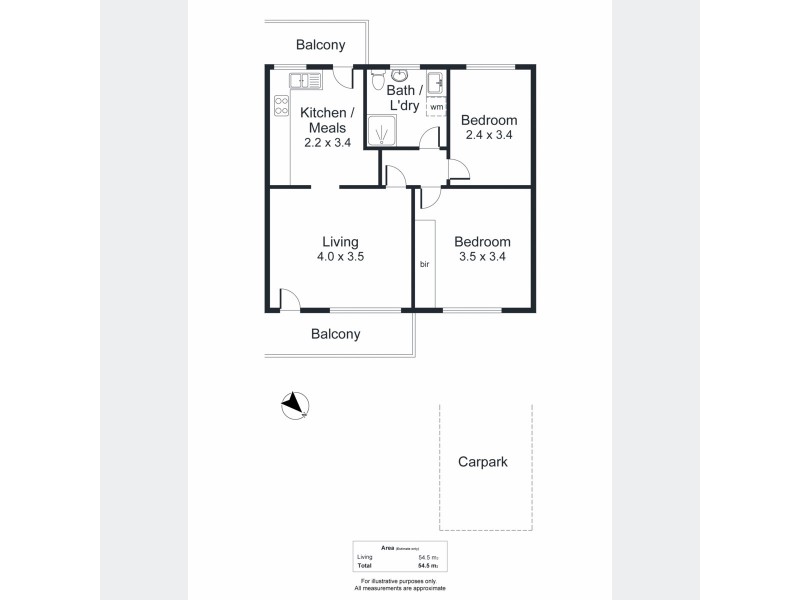 107/3 Noblet Street, Findon SA 5023 Floorplan