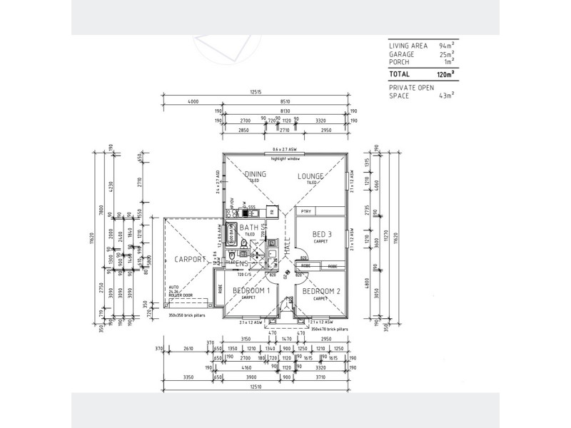 3/8 Wakelin Terrace, O’sullivan Beach SA 5166 Floorplan