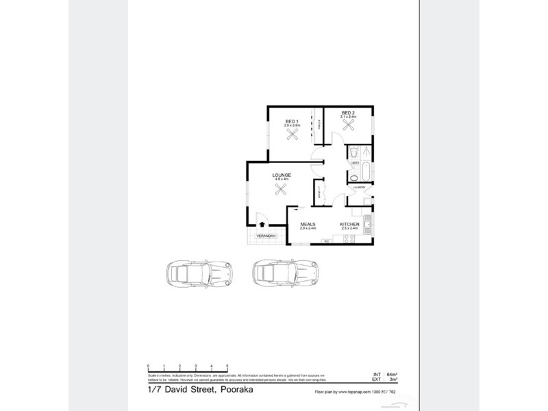 1/7 David Street, Pooraka SA 5095 Floorplan