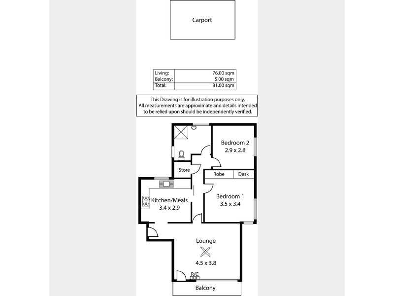 4/497 Tapleys Hill Road, Fulham Gardens SA 5024 Floorplan