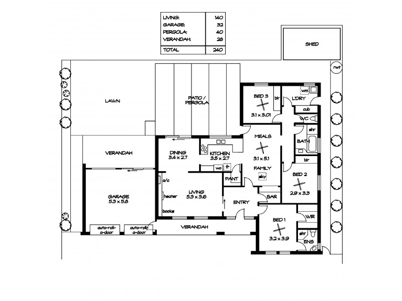 16 Hannam Avenue, Grange SA 5022 Floorplan