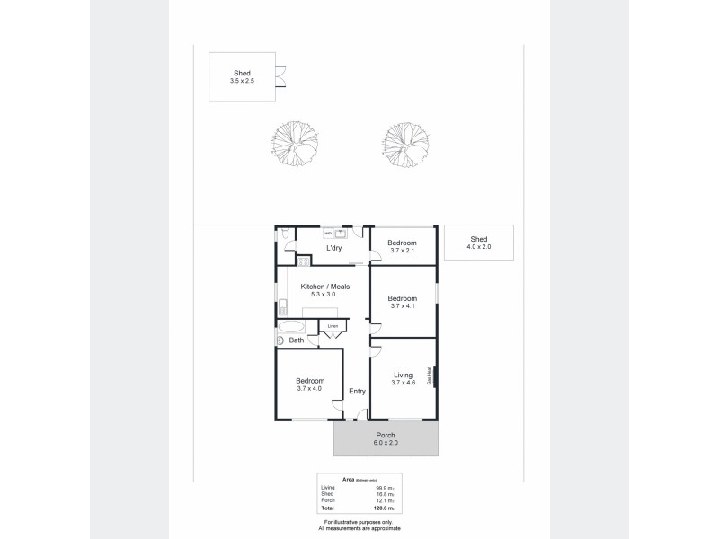 7 Scott Avenue, Flinders Park SA 5025 Floorplan
