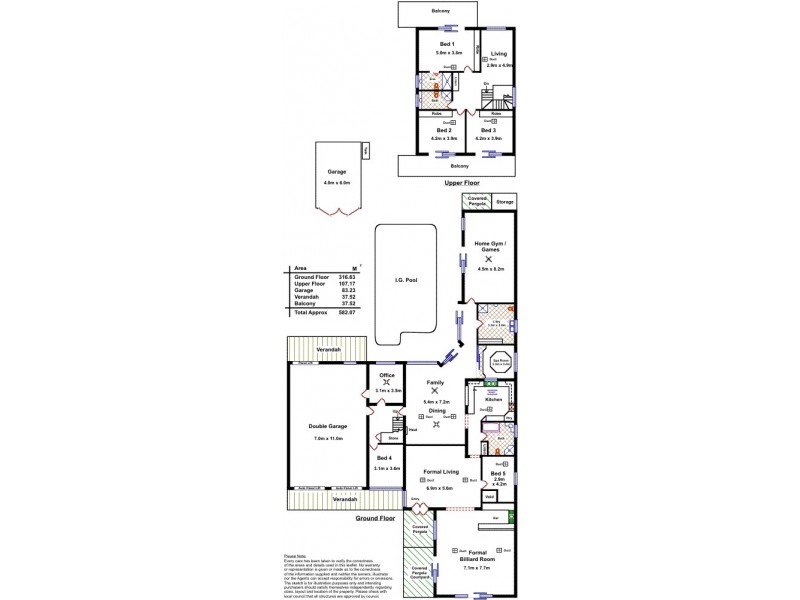 8 Charlotte Terrace, Grange SA 5022 Floorplan