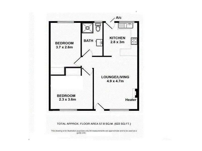 2/9 MacFarlane Street, Glenelg North SA 5045 Floorplan