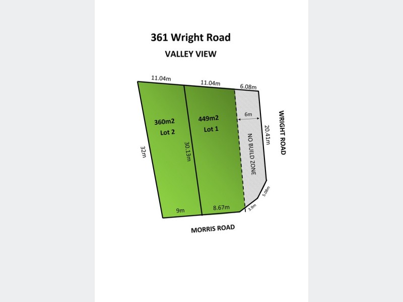 Lot Lot 1&2/361 Wright Road, Valley View SA 5093
