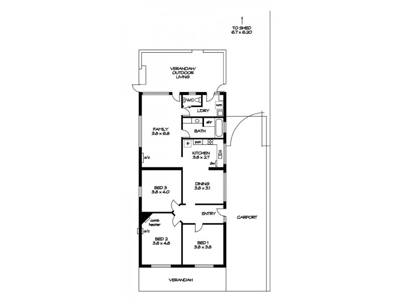4 George Street, Clarence Park SA 5034 Floorplan