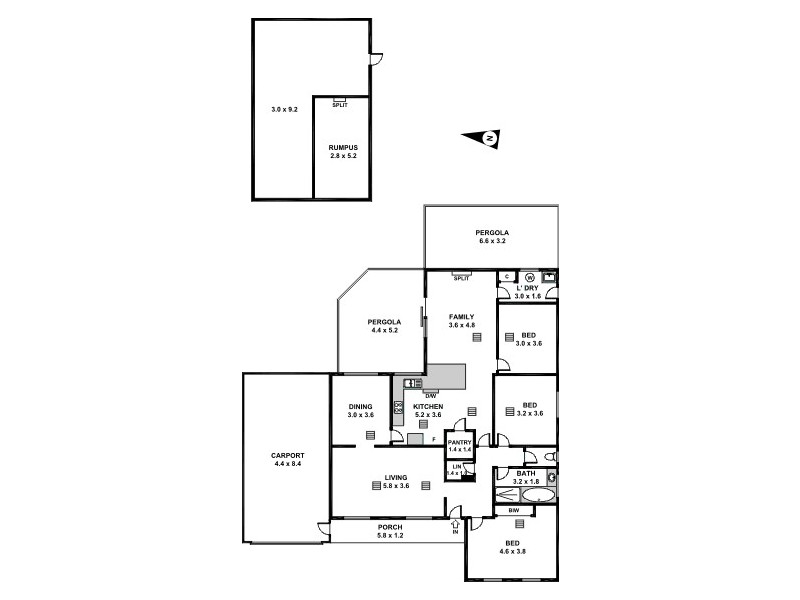 5 Dobson Avenue, Pasadena SA 5042 Floorplan
