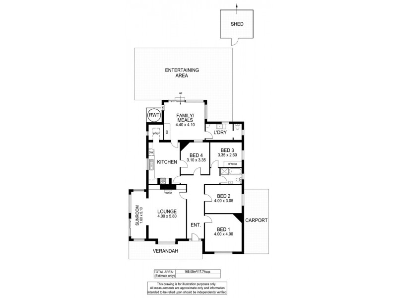 2 Dunluce Avenue, Brighton SA 5048 Floorplan