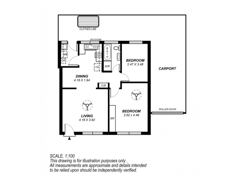 3/46 Weroona Avenue, Park Holme SA 5043 Floorplan