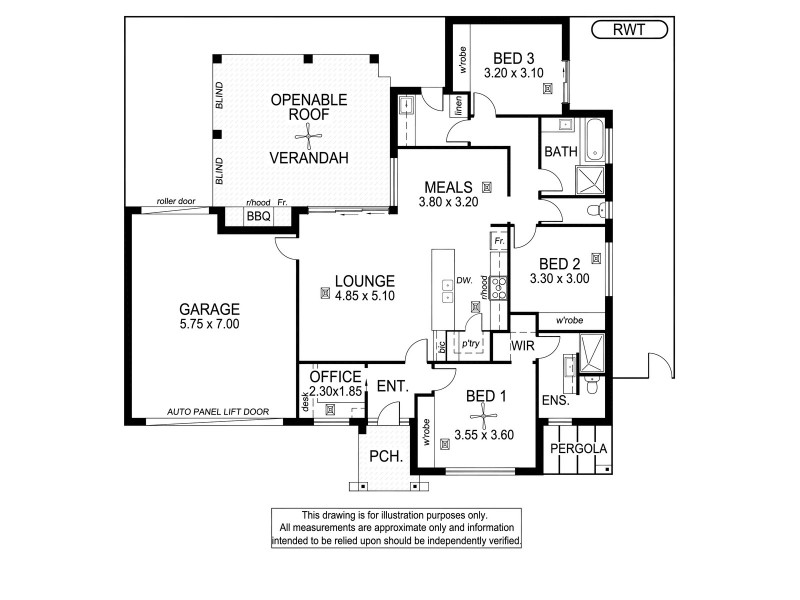 91 Sunshine Avenue, Hove SA 5048 Floorplan