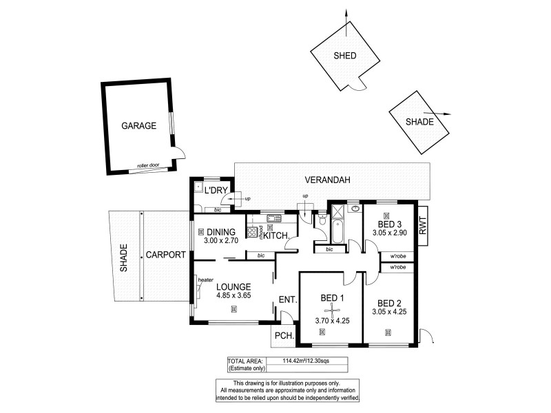 2 Sylvia Court, Somerton Park SA 5044 Floorplan