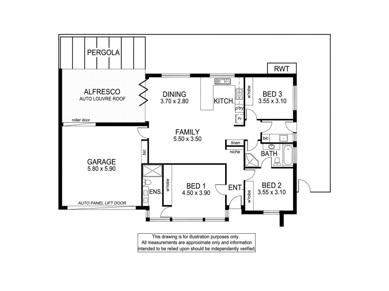 1 Dorset Street, Warradale SA 5046 Floorplan