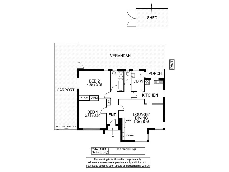 306 Seacombe Road, Seacliff Park SA 5049 Floorplan
