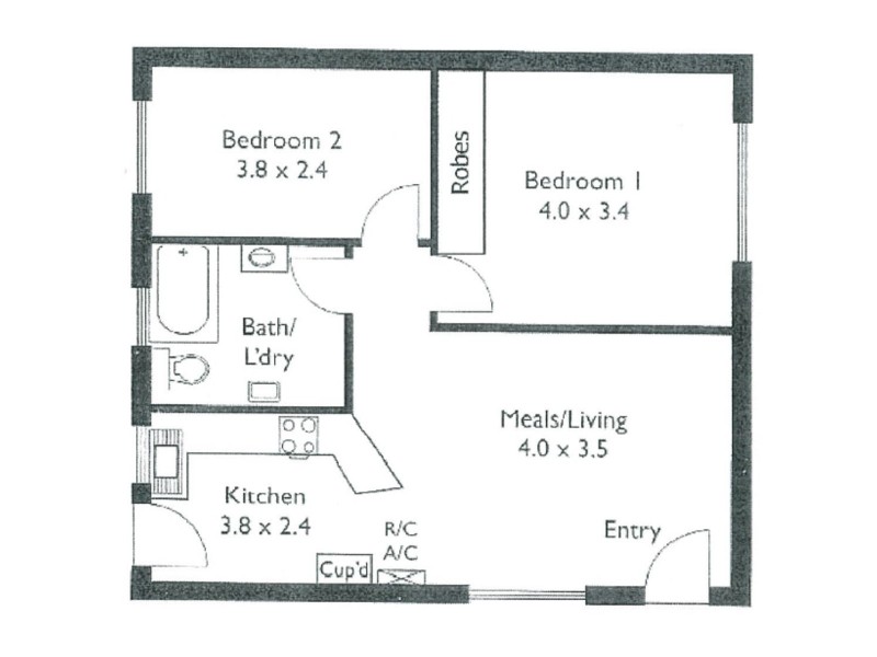 8/1A Darebin Street, Mile End SA 5031 Floorplan
