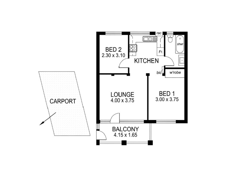 6/6 Munro Street, Glenelg North SA 5045 Floorplan