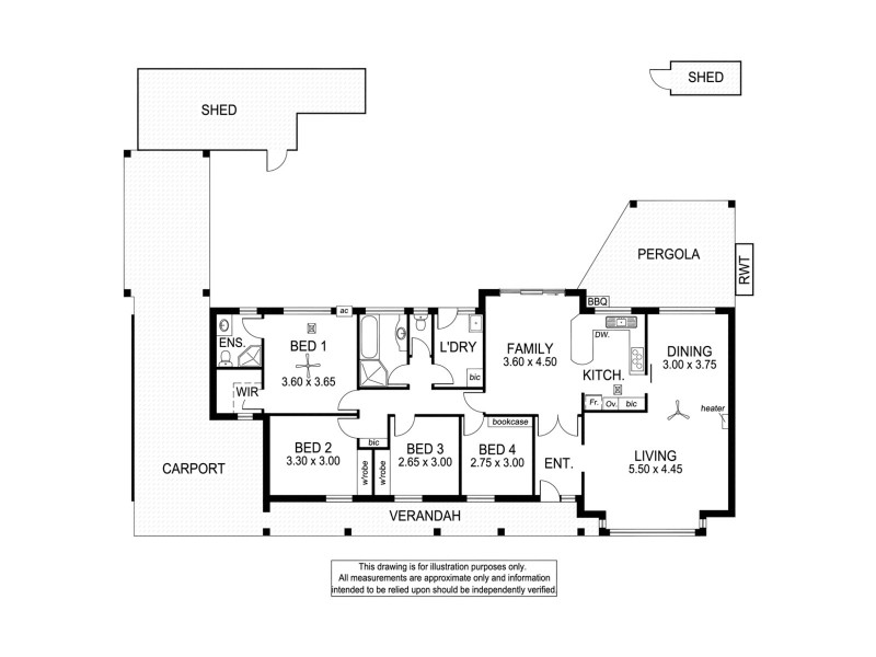 9 Downing Street, Hove SA 5048 Floorplan
