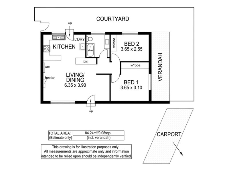 4/200A Diagonal Road, Warradale SA 5046 Floorplan