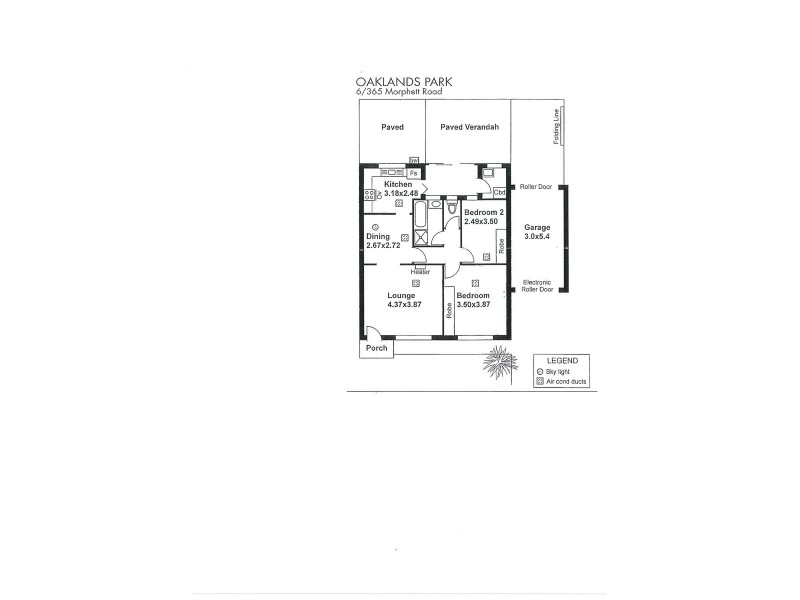 6/365 Morphett Road, Oaklands Park SA 5046 Floorplan
