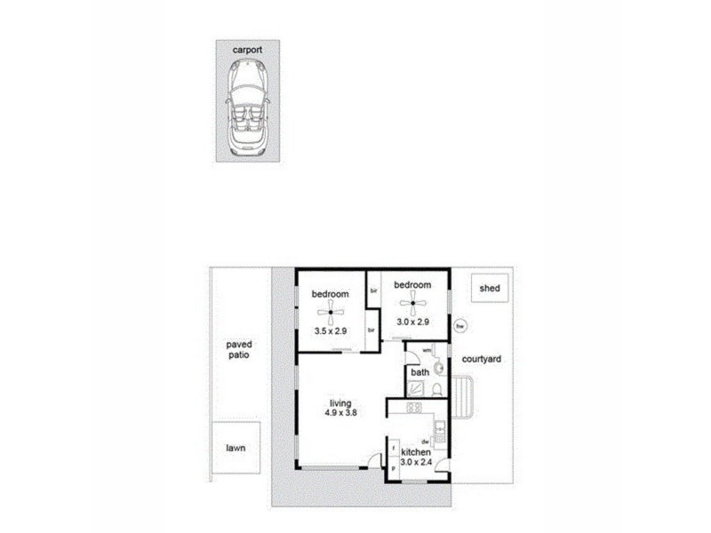 1/8 Silver Avenue, South Brighton SA 5048 Floorplan