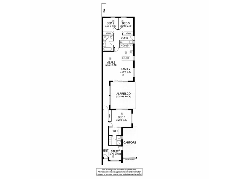 1a Galbraith Avenue, Park Holme SA 5043 Floorplan