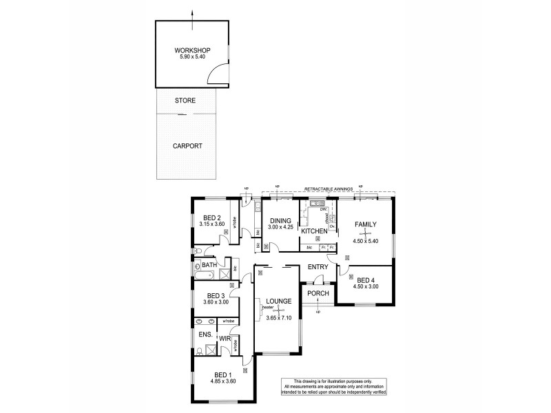 10 Weetunga Street, Fulham SA 5024 Floorplan