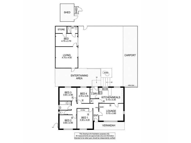 13 Barula Road, Marino SA 5049 Floorplan