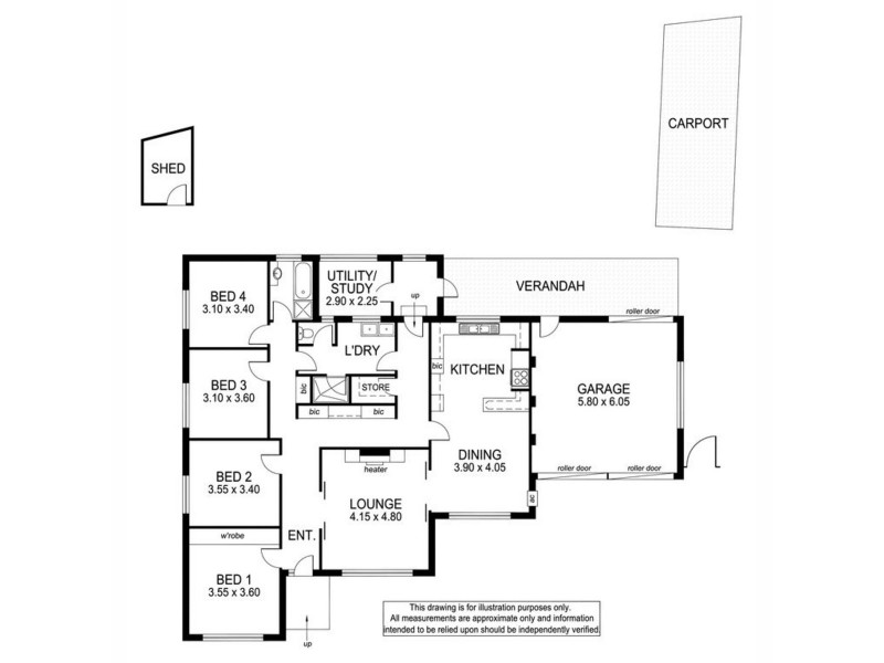 6 Merlin Road, Fulham Gardens SA 5024 Floorplan