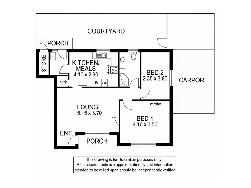 2/8 Keen Avenue, Glenelg East SA 5045 Floorplan