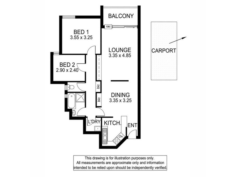 21/281 Henley Beach Road, Brooklyn Park SA 5032 Floorplan