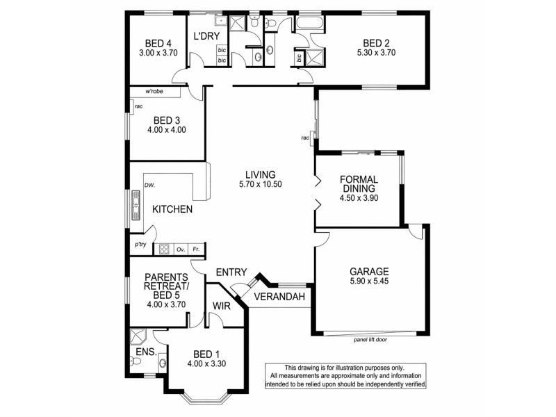 28 Spinnaker Circuit, Sheidow Park SA 5158 Floorplan