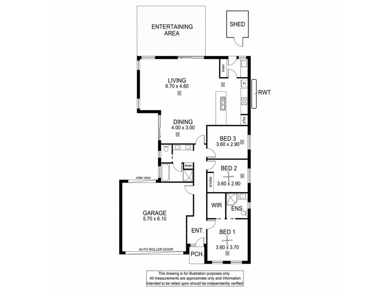 4 Golf Course Drive, Woodcroft SA 5162 Floorplan