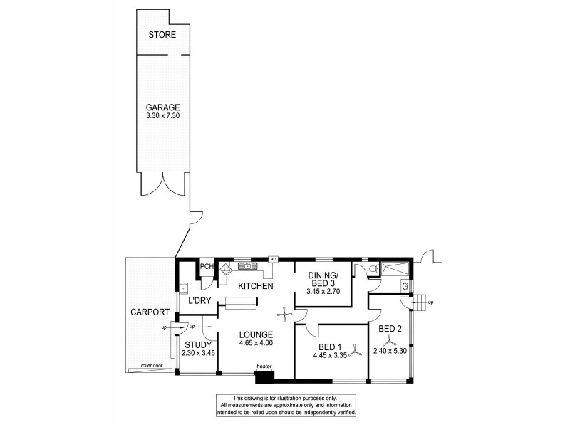 28 Sutton Avenue, Seacombe Gardens SA 5047 Floorplan