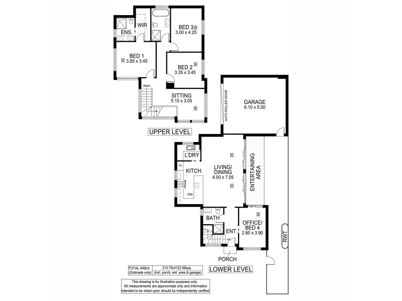 611A AND 6 Brighton Road, Seacliff SA 5049 Floorplan