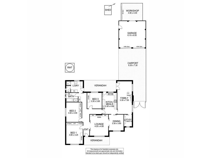 19 College Road, Somerton Park SA 5044 Floorplan