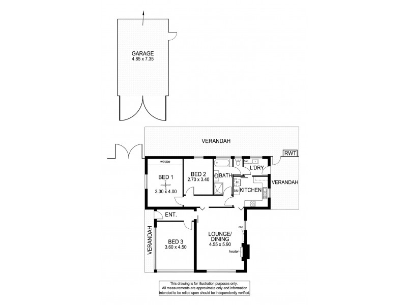 13 Ulinga Street, Glenelg North SA 5045 Floorplan