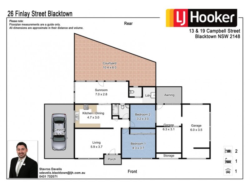 26 Finlay Street, Blacktown NSW 2148 Floorplan